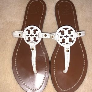 Tory Burch White Sandals